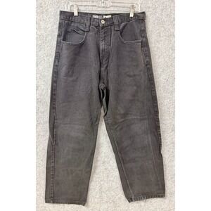Southpole Straight Leg Jeans Dark Grey Wash Men's size 32x30 Vintage Streetwear